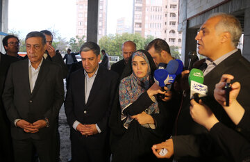 بازدید محمدجعفر قائم‌پناه معاون اجرایی رئیس‌ جمهور از پروژه در حال احداث تالار شهر اردبیل