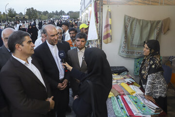 علیرضا قامتی، معاون امور هماهنگی عمرانی استانداری خراسان رضوی در جشنواره روز ملی روستا و عشایر - مشهد