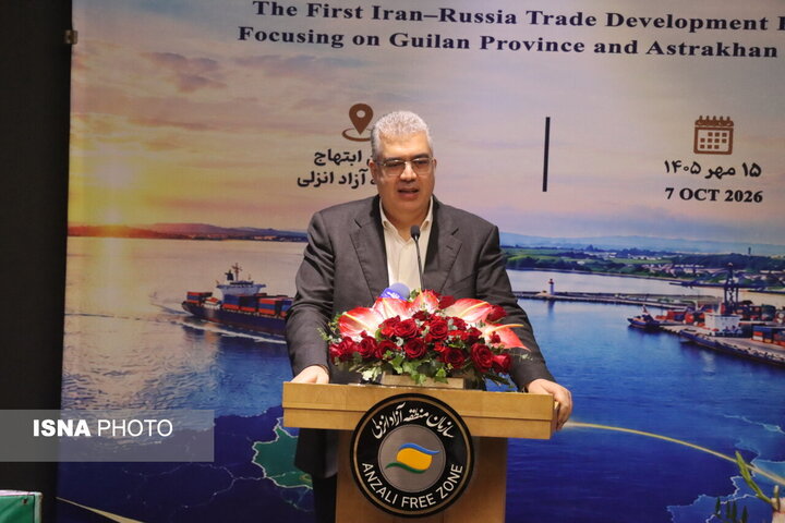 معاون وزیر صمت: گیلان می‌تواند هاب تجاری ایران با روسیه و اوراسیا باشد