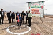 کلنگ‌زنی احداث ۵۳۸ واحد مسکونی کارکنان فراجا در استان سمنان