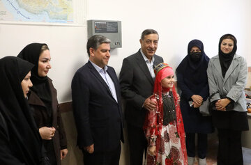 افتتاح  مدرسه شهید پیری اردبیل در روز دوم سفر معاون اجرایی رئیس جمهور به اردبیل
