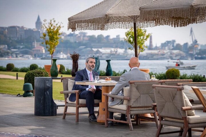 دیدار الشیبانی و توماس باراک در استانبول
