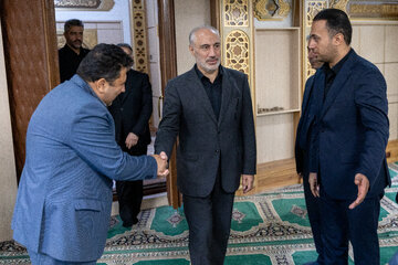 مراسم یادبود مادر حمید پورمحمدی، رییس سازمان برنامه و بودجه