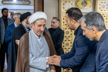 مراسم یادبود مادر حمید پورمحمدی، رییس سازمان برنامه و بودجه