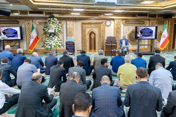 مراسم یادبود مادر حمید پورمحمدی، رییس سازمان برنامه و بودجه