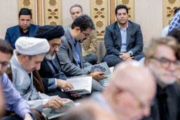 مراسم یادبود مادر حمید پورمحمدی، رییس سازمان برنامه و بودجه
