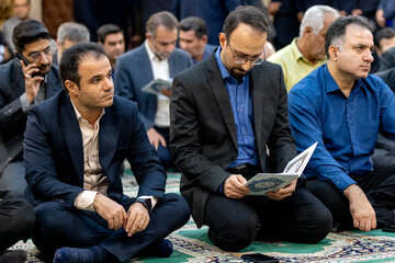 مراسم یادبود مادر رییس سازمان برنامه و بودجه
