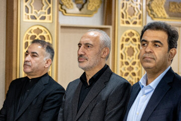 مراسم یادبود مادر حمید پورمحمدی، رییس سازمان برنامه و بودجه