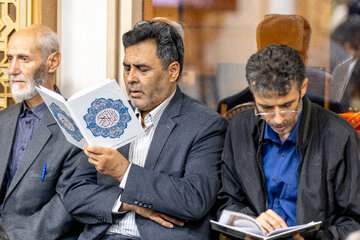 مراسم یادبود مادر رییس سازمان برنامه و بودجه