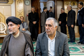 مراسم یادبود مادر رییس سازمان برنامه و بودجه