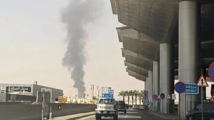 وقوع انفجار بزرگ در حومه فرودگاه بین‌المللی ریاض