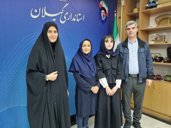 تقدیر استاندار از تنها رتبه تک رقمی کنکور گیلان