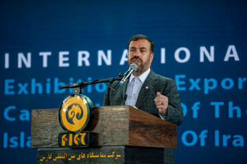 سخنران حسینعلی امیری استاندار فارس در رویداد شیراز اکسپو 2026 -شیراز
