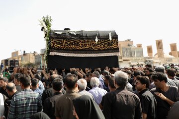 مراسم تشییع آیت الله حاج سید علیرضا حیدری - یزد