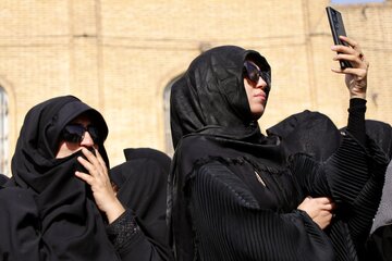 مراسم تشییع آیت الله حاج سید علیرضا حیدری - یزد