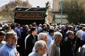 مراسم تشییع آیت الله حاج سید علیرضا حیدری - یزد