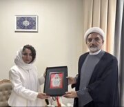 تقدیر رایزن فرهنگی ایران در عراق از بانوی رسانه‌ای عراقی