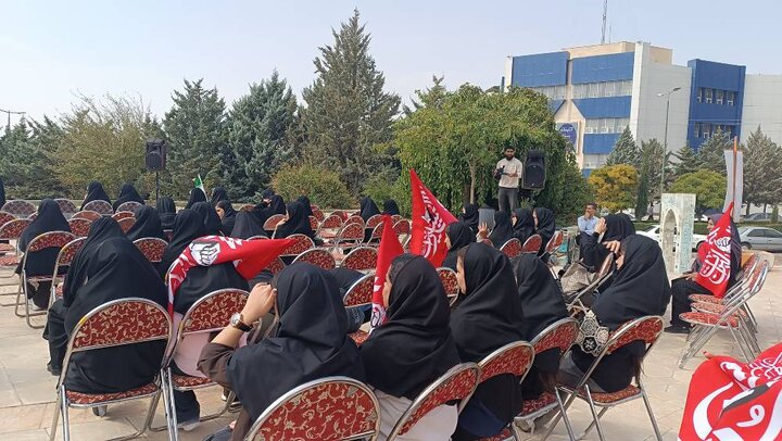 تجمع دانشجویان جانفدا در دانشگاه ایلام با شعار «دانشگاه ایران، سنگر اقتدار»