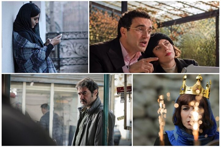 لیلا حاتمی، الناز شاکردوست، شهاب حسینی و محمدرضا فروتن در سینما
