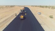 عملیات ایمن‌سازی محور اربعینی مهران ـ دهلران با اجرای ۱۱ کیلومتر روکش آسفالت