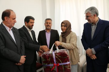 افتتاح و کلنگ زنی خانه های امید استان همدان