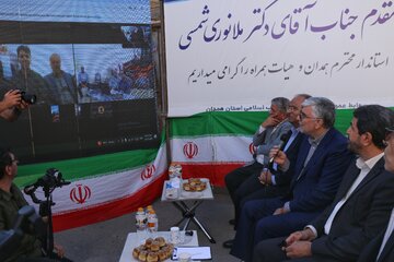 افتتاح و کلنگ زنی خانه های امید استان همدان