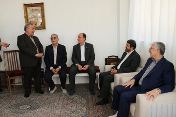 بازدید و افتتاح خانه های امید توسط منوچهر خواجه دلویی رئیس بنیاد مسکن انقلاب اسلامی 