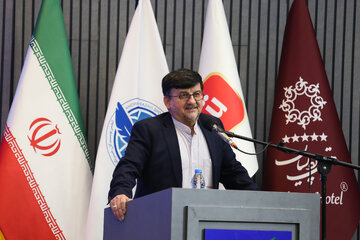 عبدالحمید احمدی، رئیس انجمن خبرنگاران، عکاسان و ورزشی‌نویسان کشور در سومین دوره نشان کاوه - مشهد