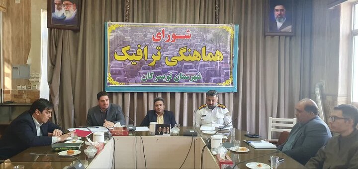 کاهش ۳۵ درصدی تصادفات فوتی برون‌شهری و ۵۰ درصدی درون‌شهری تویسرکان