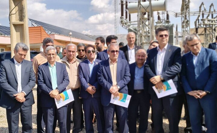 افتتاح ۵ نیروگاه خورشیدی برق منطقه‌ای خوزستان با حضور مدیرعامل توانیر 