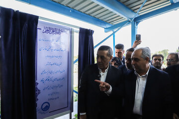  محمدجعفر قائم‌پناه، معاون اجرایی رئیس‌جمهور در آیین افتتاح پروژه‌های صنعت آب برق استان