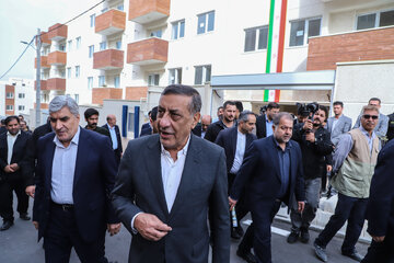 محمدجعفر قائم‌پناه، معاون اجرایی رئیس‌جمهور در آیین افتتاح ۱۱۲۴۸واحد مسکونی در سطح استان آذربایجان شرقی