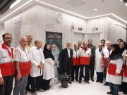 بازدید سرکنسول ایران در کربلای معلی از بیمارستان هلال احمر 