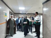 تکریم پرستاران بیمارستان بهار شاهرود توسط خادمیاران رضوی