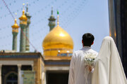 پیوند ۱۳۰ زوج جوان در میلاد حضرت زینب (س) در حرم بانوی کرامت