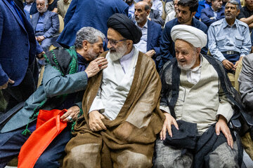  آیت الله سید محمد سعیدی گلپایگانی در مراسم بزرگداشت سردار علیرضا افشار
