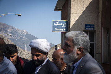 برگزاری آیین تکریم جانبازان ضایعه نخاعی و خانواده‌های معظم شهدای راه‌آهن شمال ۱ _ ایستگاه راه آهن ورسک