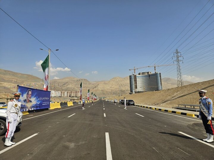 افتتاح بزرگراه «شهید موسوی» در غرب تهران
