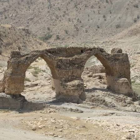 پل «کر و دیت» در شاهراه باستانی شوش به اکباتان در استان ایلام