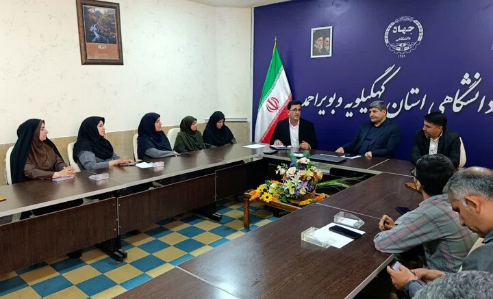 بازدید معاون فرهنگی معاون اول رئیس جمهور از جهاد دانشگاهی کهگیلویه و بویراحمد