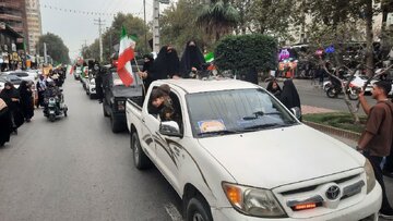 حضور بیش از ۳۰۰۰ بانوی آملی در رزمایش بزرگ «جان‌فدا»
