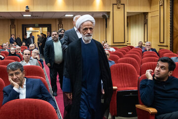 حجت الاسلام مجید انصاری، معاون حقوقی رئیس‌جمهور در مراسم گرامیداشت زنده‌یاد مهندس محسن خلیلی عراقی