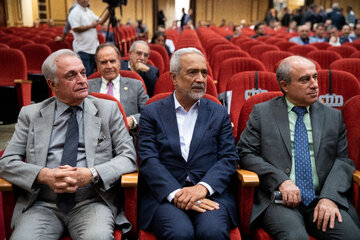  محمد نهاوندیان در مراسم گرامیداشت زنده‌یاد مهندس محسن خلیلی عراقی