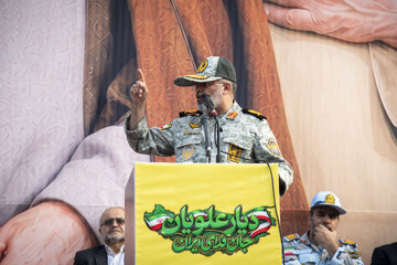 سخنرانی«سردار محمدرضا موحد»  فرمانده سپاه استان مازندران در رزمایش جان‌فدایان ایران - ساری