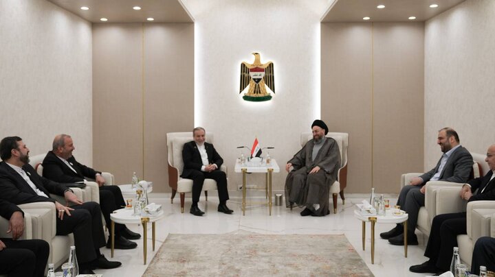دیدار عراقچی با رهبر جریان حکمت ملی عراق