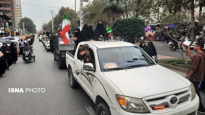 حضور بیش از ۳۰۰۰ بانوی آملی در رزمایش بزرگ «جان‌فدا»