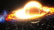 ثبت حمله یک سیاه‌چاله به یک ستاره در حال عبور