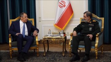 دیدار محسن رضایی با سرگئی لاوروف