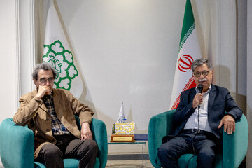 محمدمهدی فرقانی در مراسم بزرگداشت فریدون صدیقی