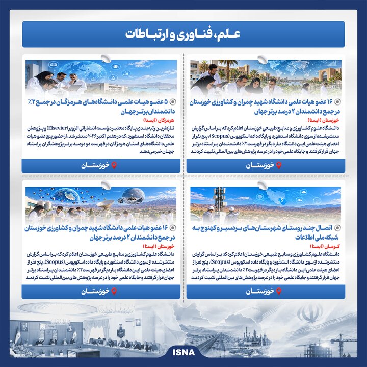 اخبار امیدبخش ایران در هفته سوم مهر